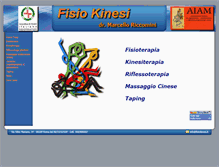 Tablet Screenshot of fisiokinesi.it